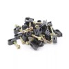 SatelliteSale Black Flex Clips for Single Coax Cable Wire Mount