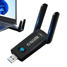 Antena WiFi para PC,Antena inalámbrica para PC - Piezas de PC,Piezas de PC, Tarjeta WiFi para PC de alta velocidad, Adaptador inalámbrico para PC sin interrupciones, Adaptador WiFi para PC eficiente,