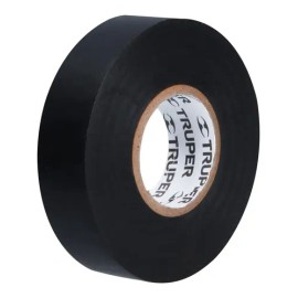 Cinta Aisladora Color Negra 18x19mm Truper 12500 Color Negro Liso                                                                                     