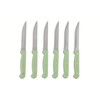 Core Kitchen Set of 6 Colorful Kitchen Steak Knives -