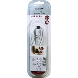 Belkin 75db ANTENNA CABLE - DBSH * COAX M/F; 5MTR WHITE