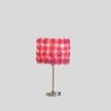 ORE International 18.25'' Pink Roses in Bloom Acrylic/Metal Table Lamp,