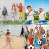 Meleager Pack of 12 Mini Football, Mini Foam Balls Children,