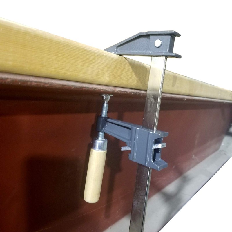 Set of 4-24" Steel Bar Clamp with Metal Ratcheting System