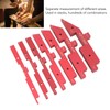Router Table Setup Bars 7pcs Aluminum Setup Blocks Height Gauge