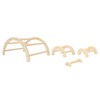 Chick Perch Paw Grinding Stable Structure Arch Shape Wooden Chicken