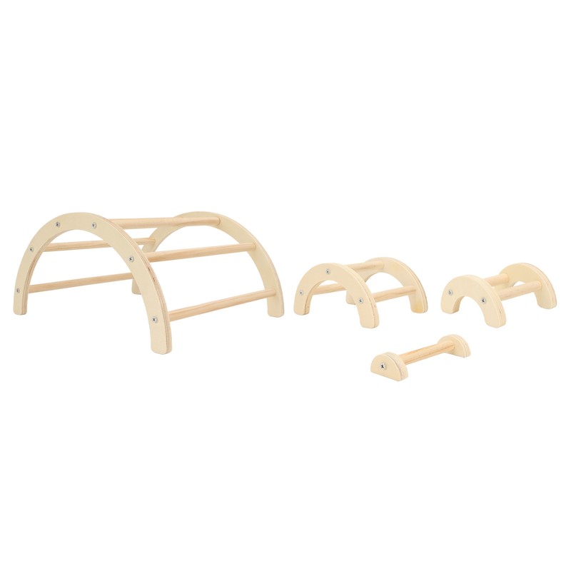 Chick Perch Paw Grinding Stable Structure Arch Shape Wooden Chicken