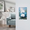 Tewujay Blue Flower Light Switch Cover 1 Gang Outlet Plate