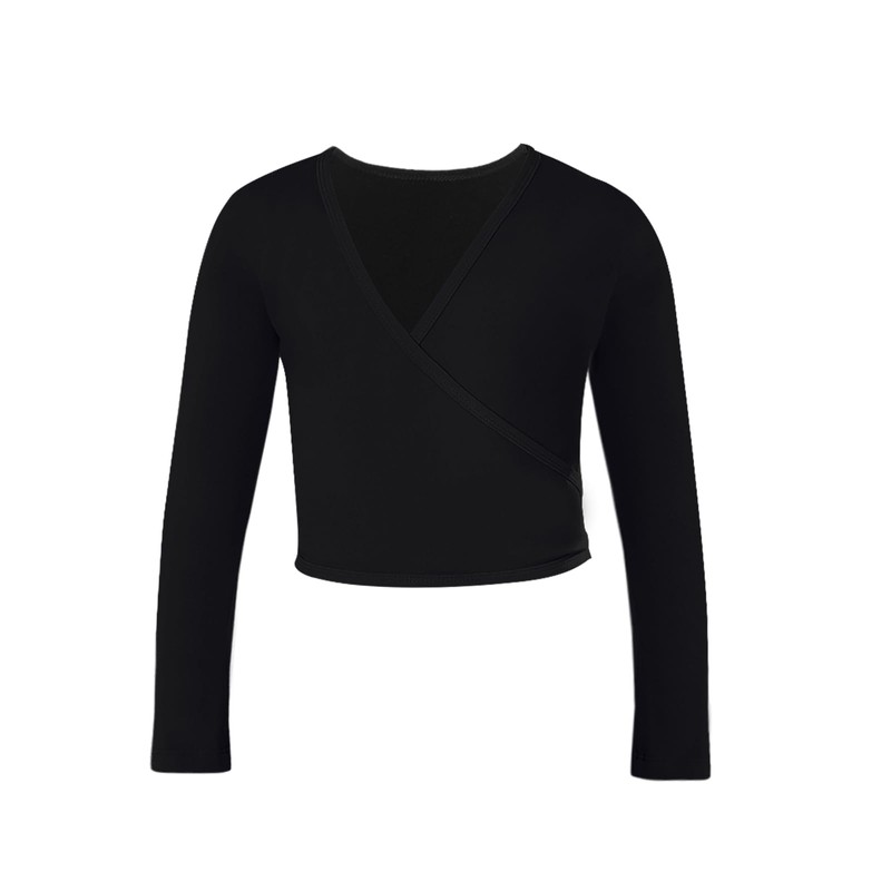 boruizhen Maglioncino da Balletto Cotone Top da Danza Classica Manica