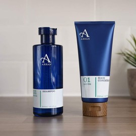 Arran Sense of Scotland Seaweed & Sage Hair Shampoo (300ml/10.1floz) Refreshing & Bright with Natural Sea Salt, Mineral-Rich Seaweed & Essential Oils