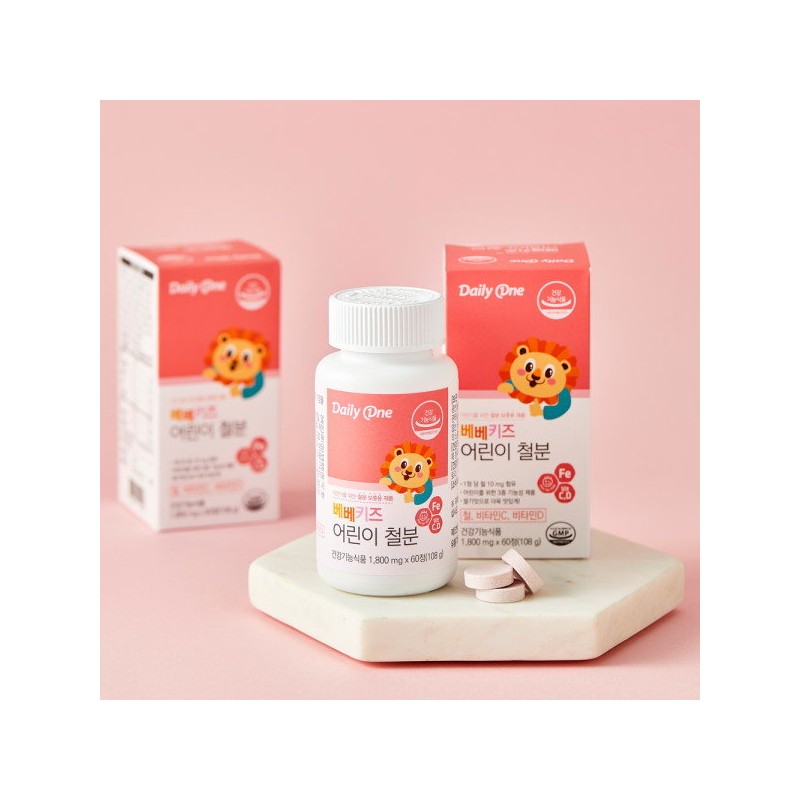 Daily One Bebe Kids Children's Iron 1,800mg / 데일리원 베베키즈