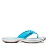 Clarks Clarks Women's Breeze Sea Flip-Flop, Aqua Synthetic, 6