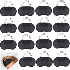 15 Packs Sleep Eye Mask Shade Cover,Comfortable Lightweight Eye Sleeping Mask,Travel with Nose Pad Sleeping Blindfold for Men & Women