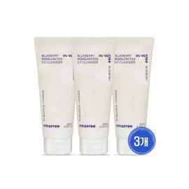 Innisfree 이니스프리 블루베리 리밸런싱5.5클렌저 대용량200ml 3개 Innisfree Blueberry Rebalancing 5.5 Cleanser Large Size 200ml 3pcs [Innisfree Blueberry Rebalancing 5.5 Cleanser Large]