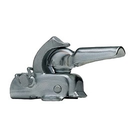 hebie F3 Bicycle Towing Hitch Reinforced Design for Pannier Rack Mounting, Including Drawbar Bar, No Mounting Materials, Galvanised Steel, Silver, up to 60 kg Towing Load