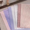 LMLMECREA 30Pcs Scrapbook Paper Craft Textured Paper Handmade A5 Sheet