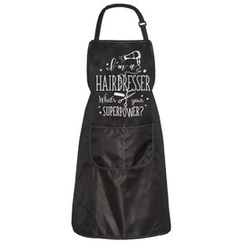 ZJXHPO Hairdresser Apron Hair Stylist Apron Hairstylist Salon Uniform Cosmetology School Gift Hairdresser appreciation gift (C-hairdresser apron)