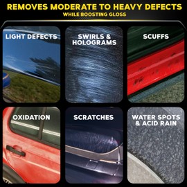 Meguiar's Meguiar's M10508 Mirror Glaze Ultra-Cut Compound - 8 Oz Bottle