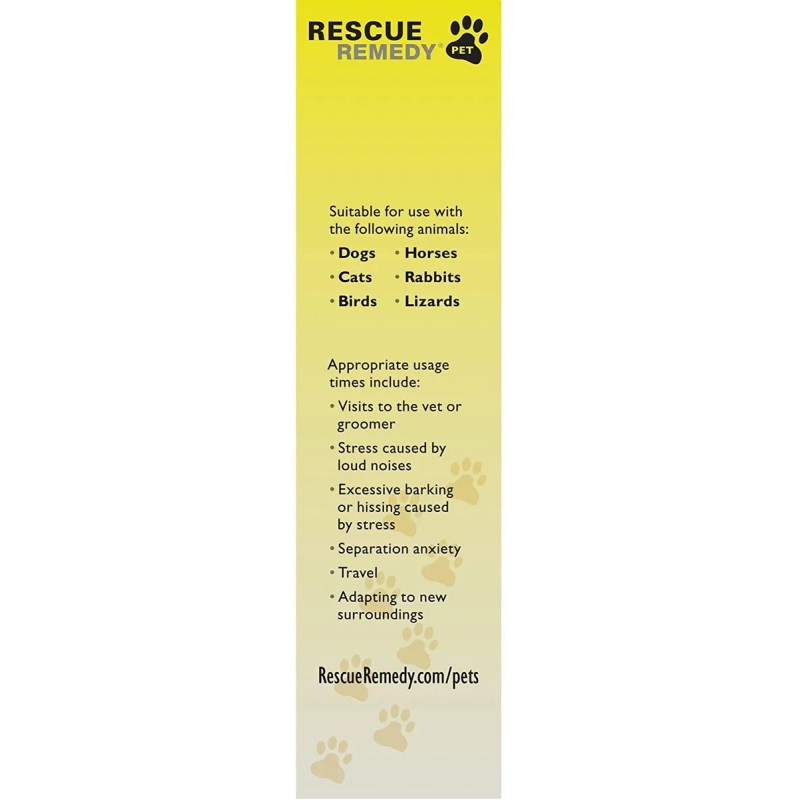 Bach Rescue Remedy Pet Dropper 20ml Natural Stress Relief