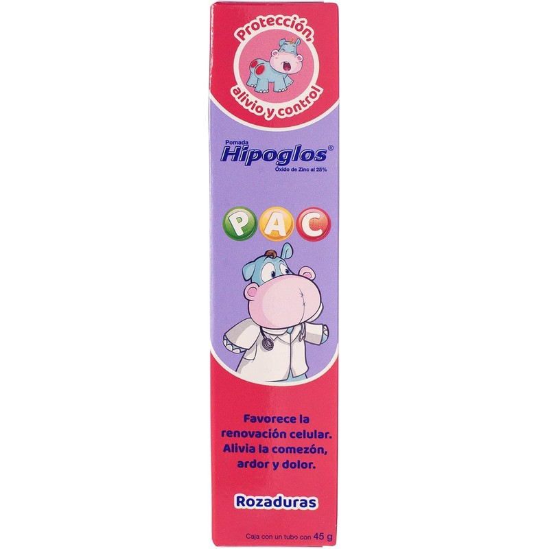 Hipoglos Pomada Protectora PAC 4 Pack Tubos (45gr) para Bebé,