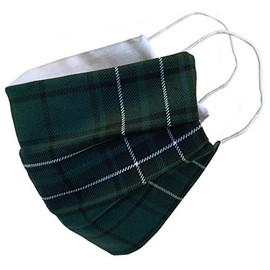Maclean Green Tartan Face Mask