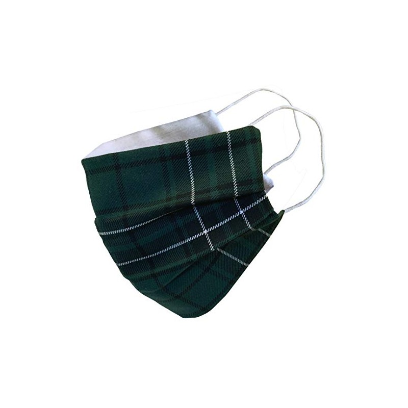 Maclean Green Tartan Face Mask