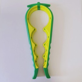 Adems Jar Opener Bottle Opener and Ring Pull Can Opener for Weak Hands, Arthritis Hands, Elderly and Children (Dark Green)