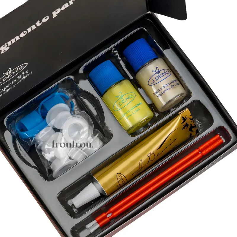 Kit Pigmento Para Cejas Profesional Light Brown J Denis Inde