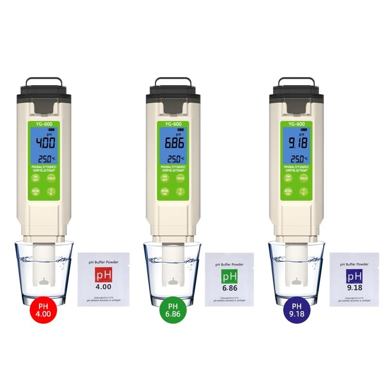 7 in 1 Pool Salt Tester, Digital Salinity & pH