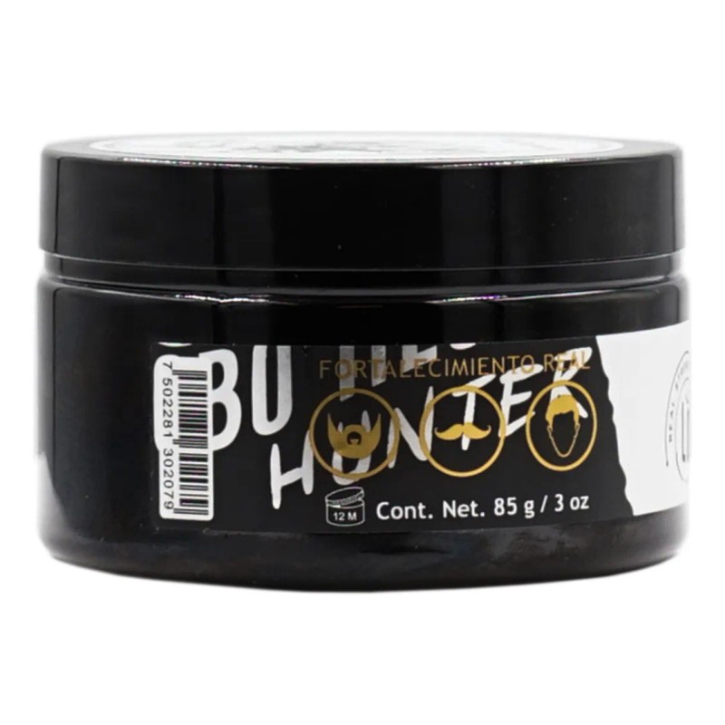 Cera Brillante Lobo Negro Hunter Cabello, Barba 85g
