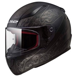 LS2 Helmets Rapid II Full Face Motorcycle Helmet (Gloss White - Small)