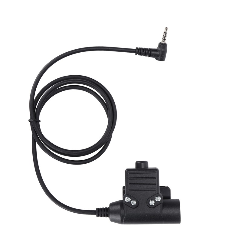 U94 PTT Headset System Adapter PU Tensile Wire Headset Military