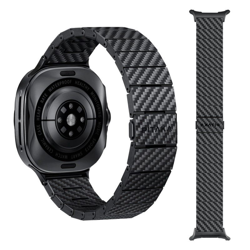 pitaka Carbon Fiber Watch Band for Galaxy Watch Ultra 47mm,