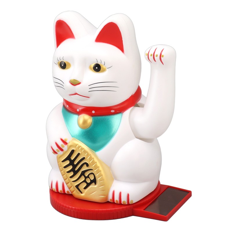 Solar Energy Powered Wealth Welcoming Cat with Waving Arm 6