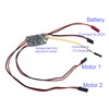 Dual Way Bidirectional 5A Brushed ESC 2S-3S Lipo ESC Speed