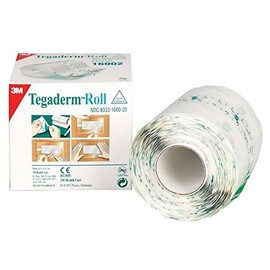3M Health Care 16004 Dressing, Transparent Film Roll, 4 in x 11 yd (10 cm x 10 m)