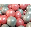 Gumballs Shimmer Pearl Pink And Silver Bubble Gum 2 Pounds