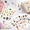 Graduation Stickers, Graduation Cap Stickers, 32 Sheets Congrats Grad Sticker