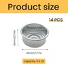 14 Pcs Gecko Food Cups, Crested Gecko Food Dish, 0.5oz