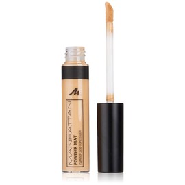 Manhattan Powder Mat Camouflage Concealer, 400 Tan, Matte Cream Concealer with Applicator for Dark Circles and Blemishes, 1 x 7 ml