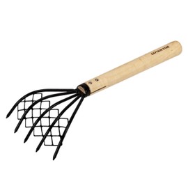 Captain Stag UX-2655 Outdoor Clam Hunt Rake Ninja Rake All-Purpose Rake Long with Net