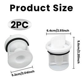 ROEOWENE Pack of 2 Washing Machine Lint Filter Filter Strainer Insert Compatible with Bosch Siemens, Filter Sieve Lint Filter Insert for Washing Machine Washer Dryer 00647920/00602008/605010/00605010
