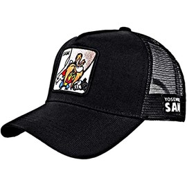 TCB Creations Yosemite Cartoon Sam Character Black Baseball Adjustable Snapback Cap/Hat