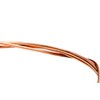 Calibre 19, 99,9% alambre de cobre puro, redondo, medio duro,