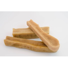 Yak Chawer Dog chew from The Himalayas Created by Nepalese People Centuries ago for a Durable high Protein Food That Dogs Love. If Your Dog Likes Cheese They Will Love This. (2 XXL 12+ oz)