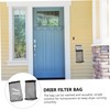 SHINEOFI 1set Outdoor Dryer Vent Lint Traps Durable Lint Catcher
