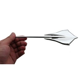 Pair Set Stingray Mako Shark Emblems Car Fish Wall Badge Repalcement for 2020-2022 Corvette C8 84316259 (Chrome)