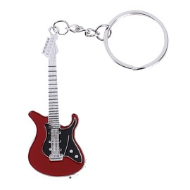 Guitar Keychain,Guitar Keychains,Best Friend Keychains,Bass Keyring,Key Rings,Holiday Gift Charm Keychain,Instrument Keychain,Gift for him