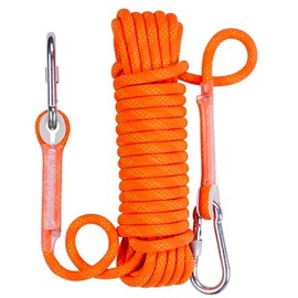 Wlikn Multi-Purpose Rope, Multi-purpose Rope, Gardening Rope, Laundry Rope, Auxiliary Rope, 0.3 inch (8 mm), Load Capacity 2620.4 lbs (1,200 kg), CE Certified, Tent Rope, Double Braided Construction,