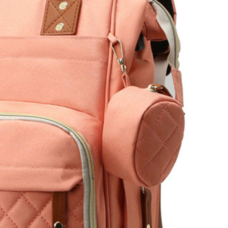 Diaper Women Bag Backpack Multi Compartment Large Opening Top Mother